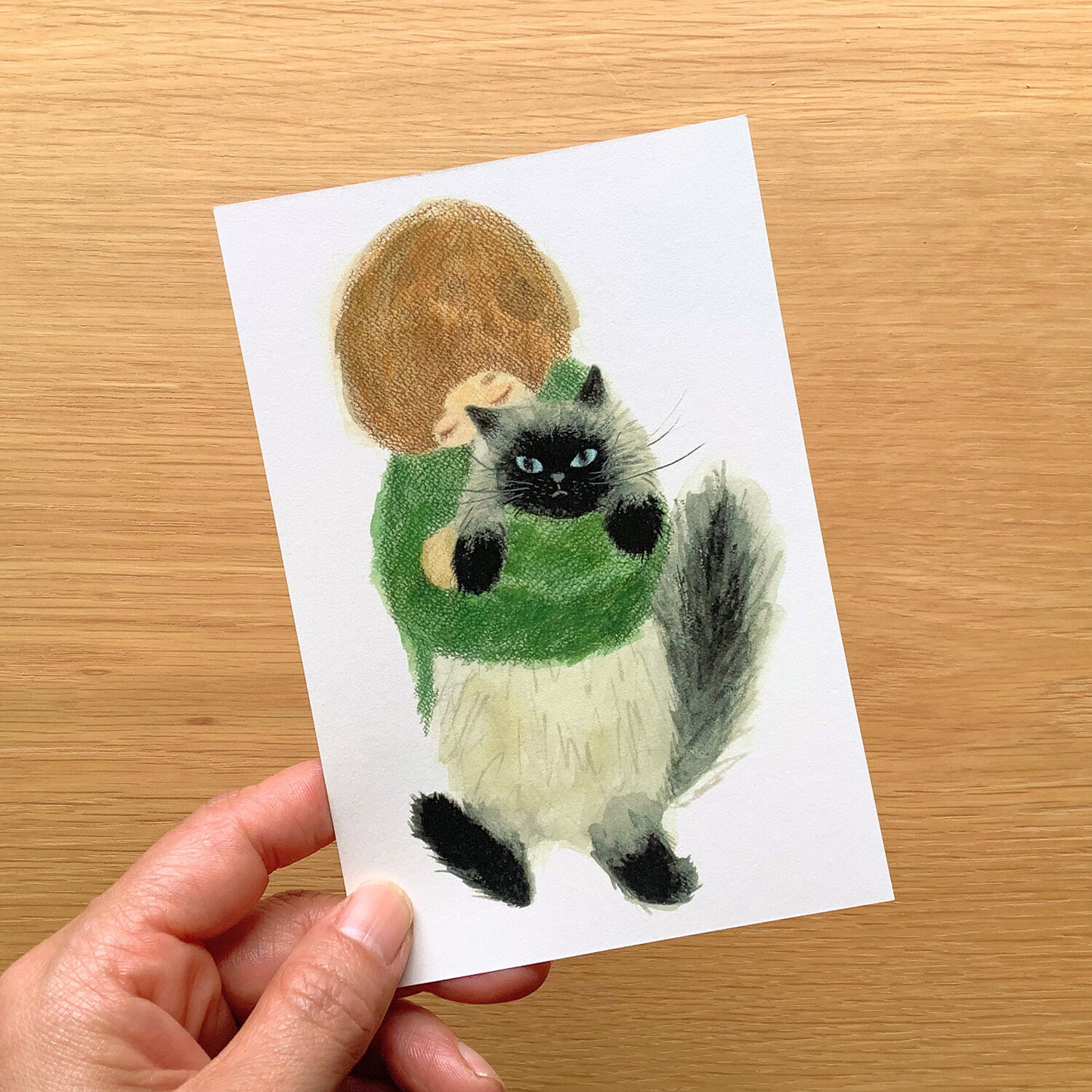 Us and the Cat - 4Legs postcards