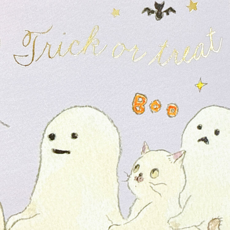 Halloween Ghost Audition - TOCORO COMUGI Halloween Postcard
