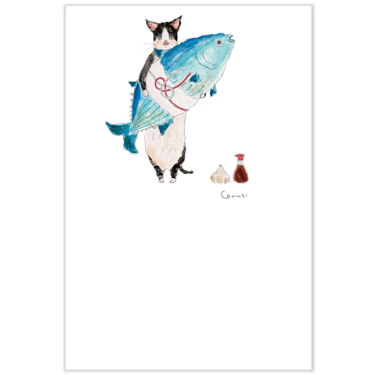 Fresh Bonito - Pichipichi Katsuo - TOCORO COMUGI Postcard