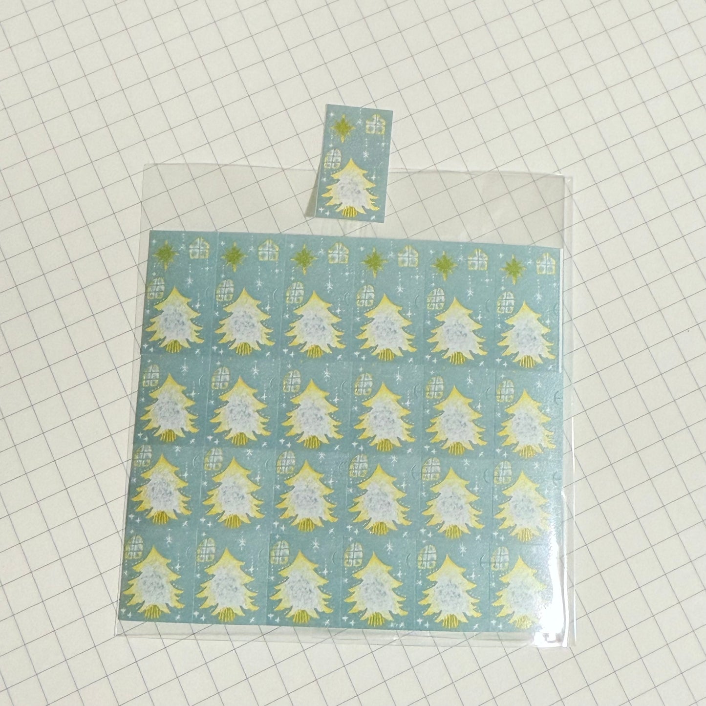 A quiet night - 啓文社印刷 Keibunsha - 24 labeler stickers sampler