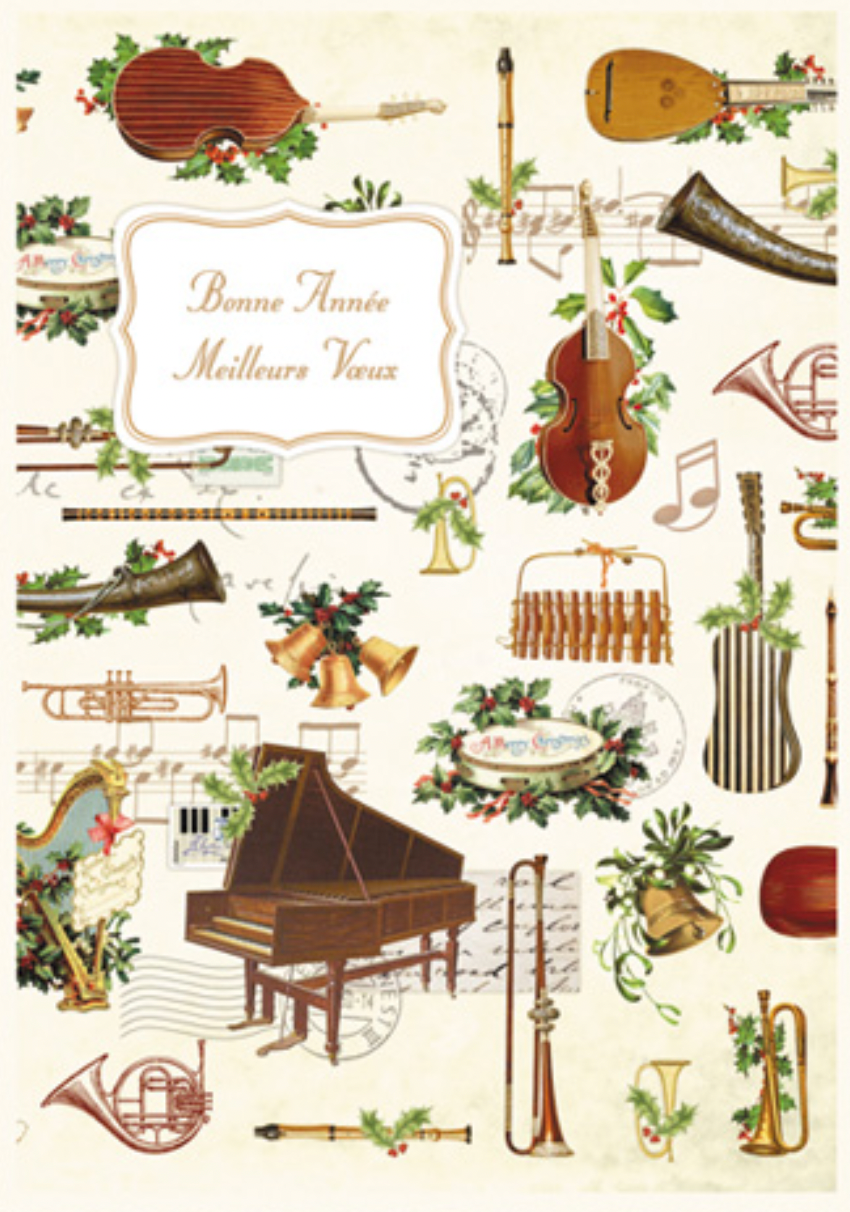 Frohes Fest, Happy Festival - Quire postcard