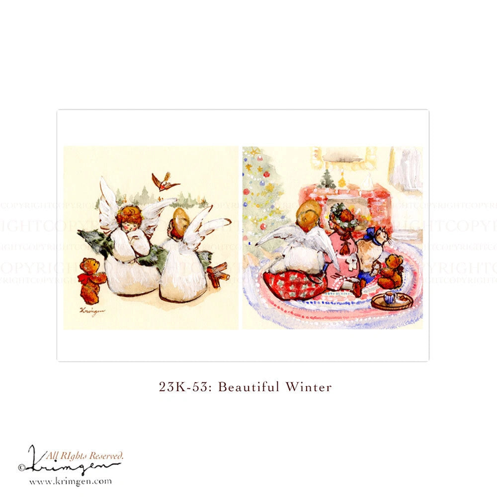 Beautiful Winter - Krimgen postcard