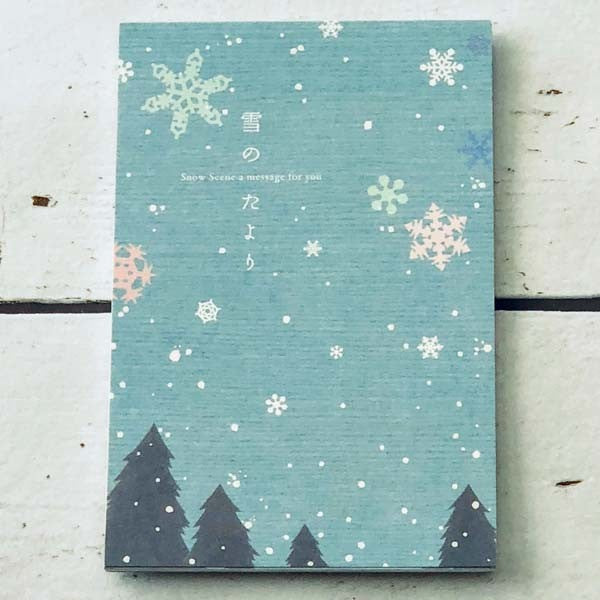 Snowy News - Frontia postcard pad