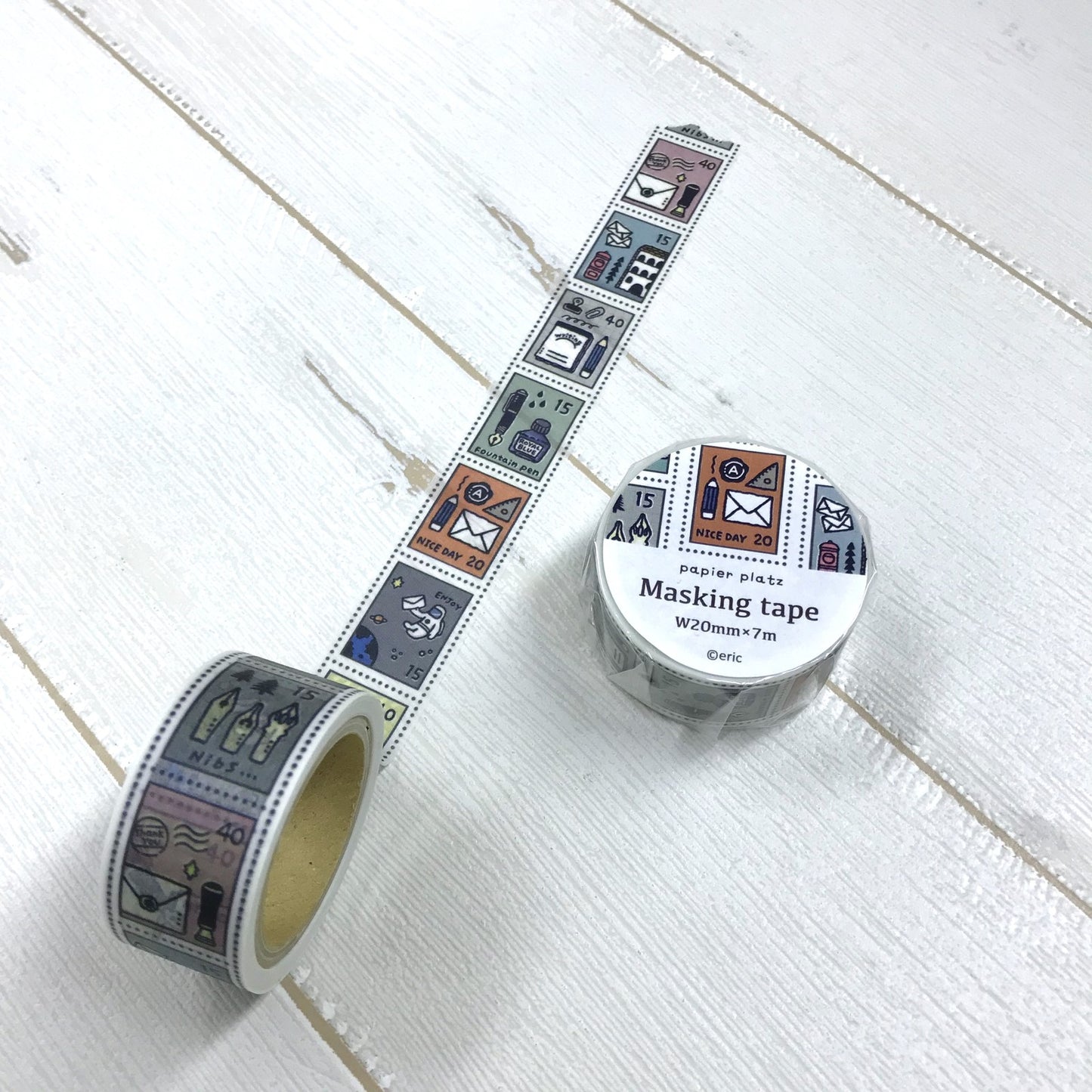 Stamps - washi tape- Eric Small Things x Papier Platz