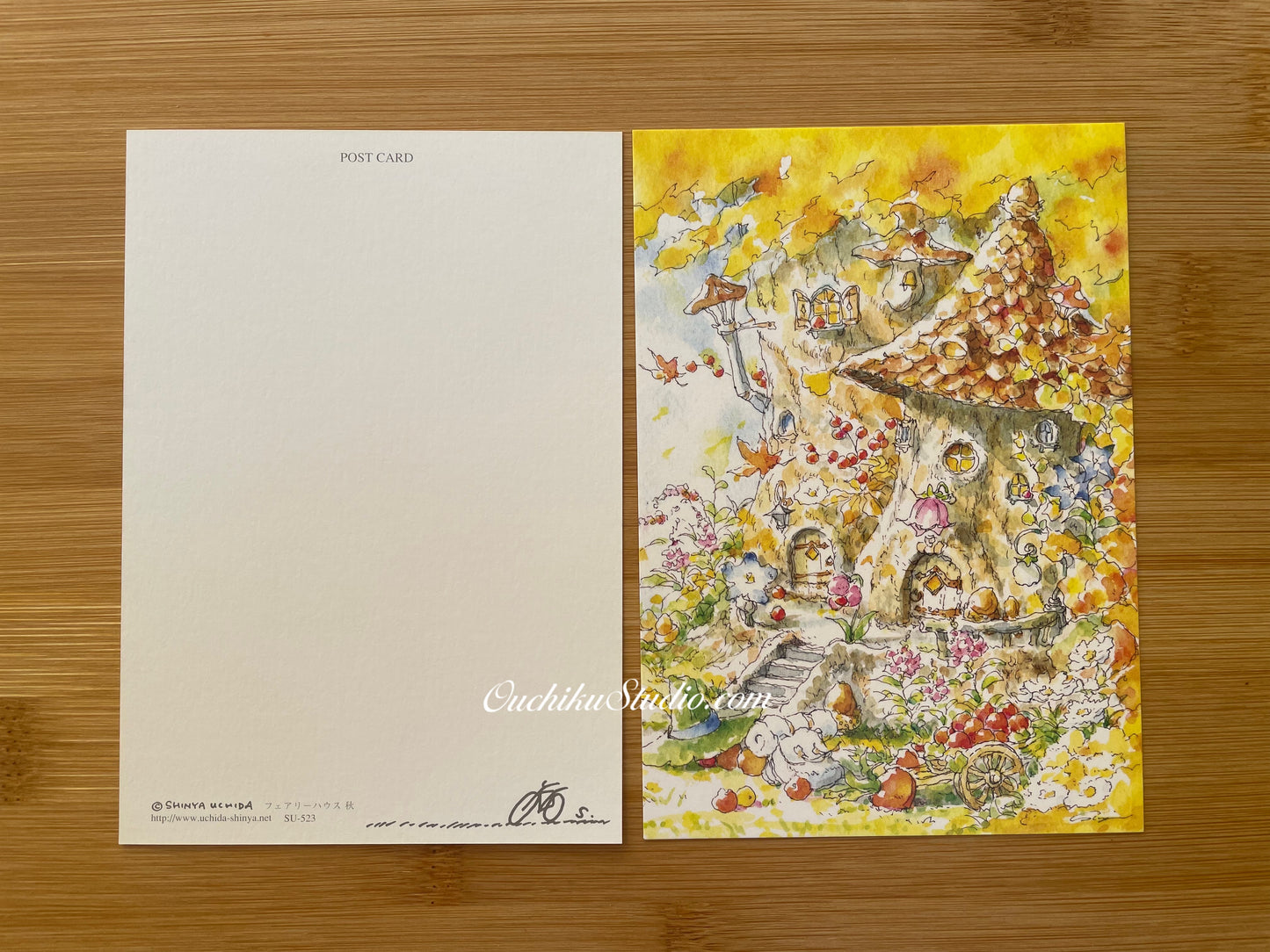 フェアリーハウス Fall - Shinya Uchida Postcard