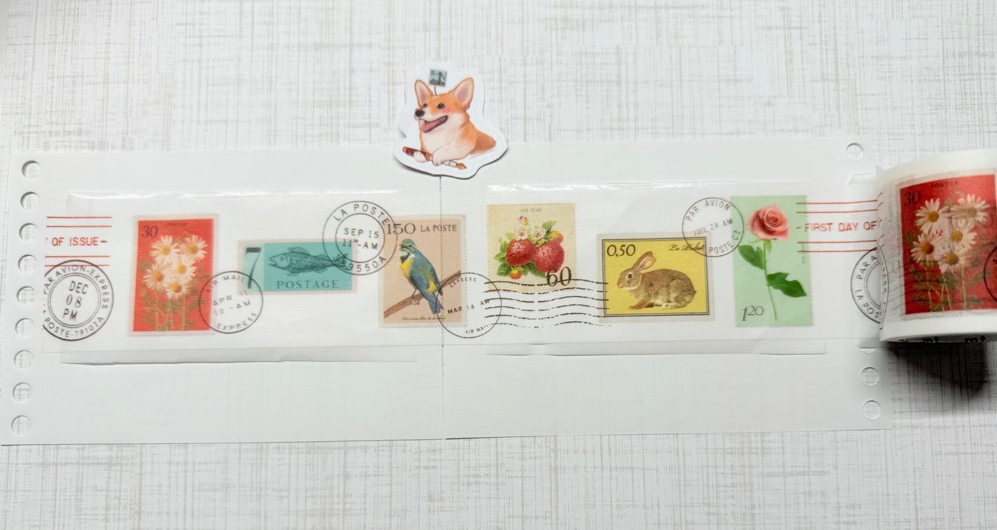 Postage Stamps (2011AW 切手) - 55cm sampler - mt lab reissue limited edition復刻