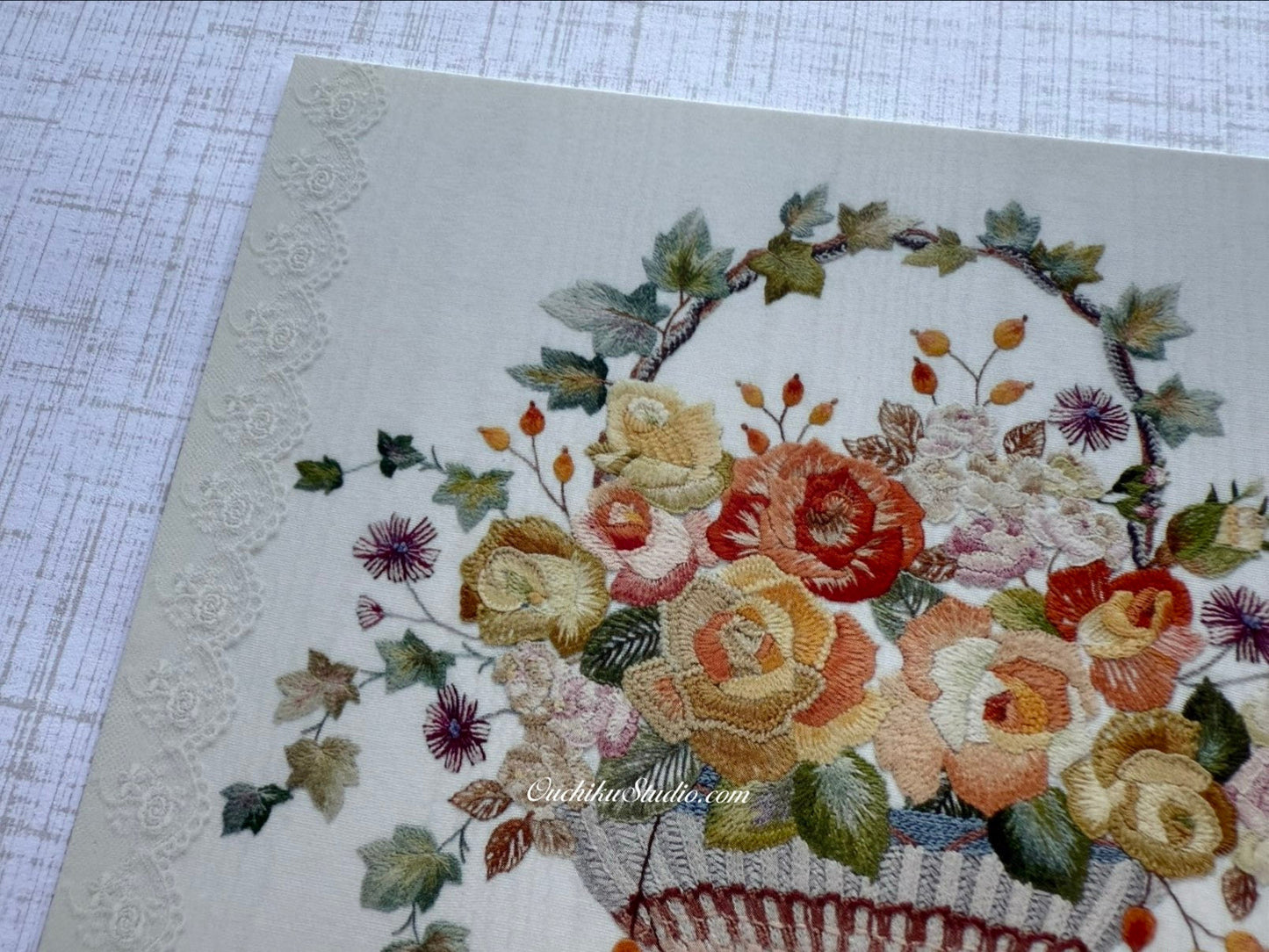 Rose Flower Frame III - Totsuka Shisyu postcard