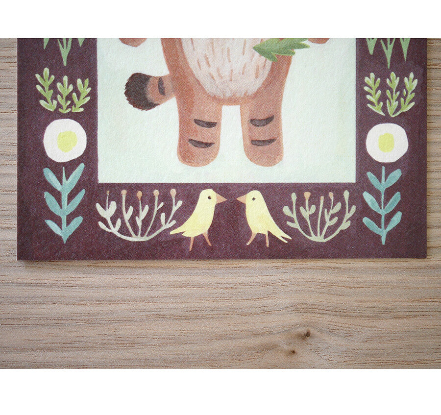 Kiji tiger - Cat in a picture book series- 4Legs postcards