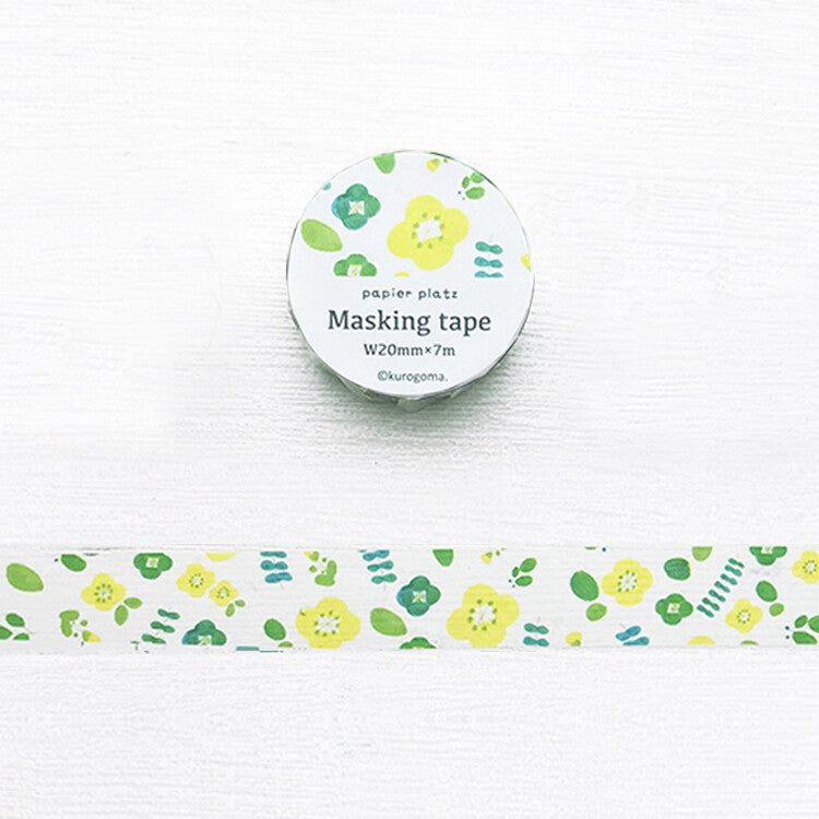 Petit Flower - PAPIER PLATZ x KUROGOMA washi tape