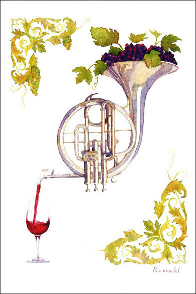 Concerto for Wine - Kazuaki Yamada Postcard
