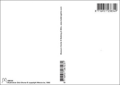 Miffy and Tableware - Miffy Postcard