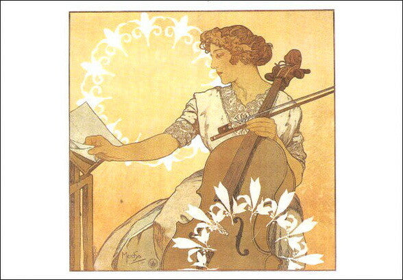 Zdenka Cerny - Mucha Postcard
