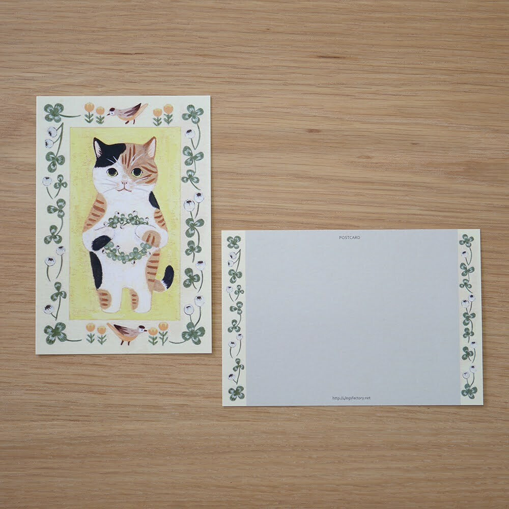 Mikecat - Cat in a picture book series- 4Legs postcards