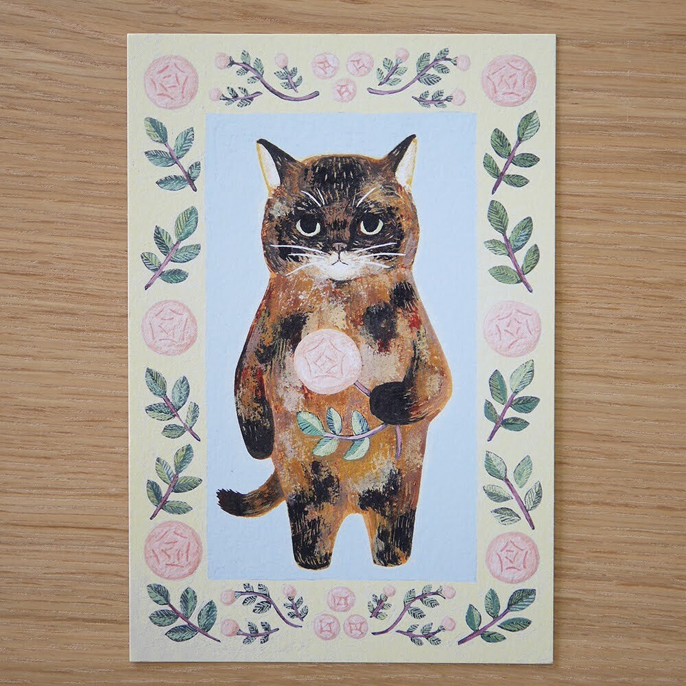 Rusty Cat - Cat in a picture book series- 4Legs postcards