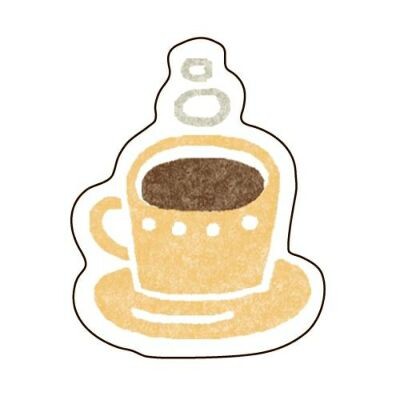 Pochitto Coffee - Furukawashiko Washi Flake Stickers