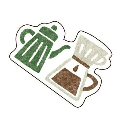 Pochitto Coffee - Furukawashiko Washi Flake Stickers