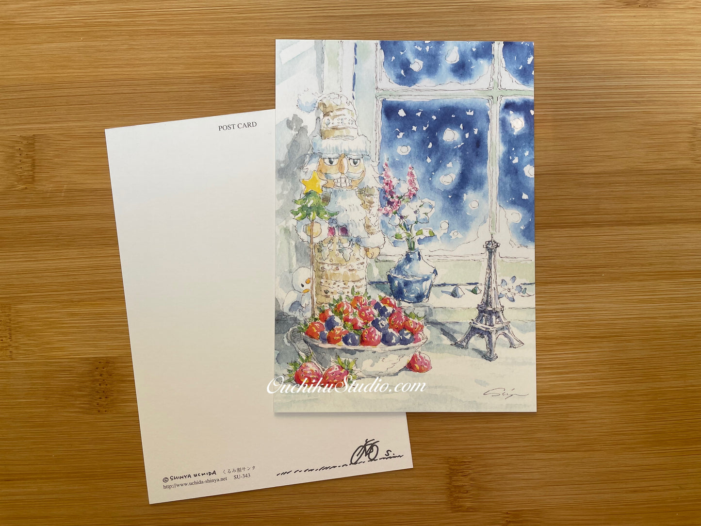 幸世天使 - Merry Christmas- Shinya Uchida Postcard