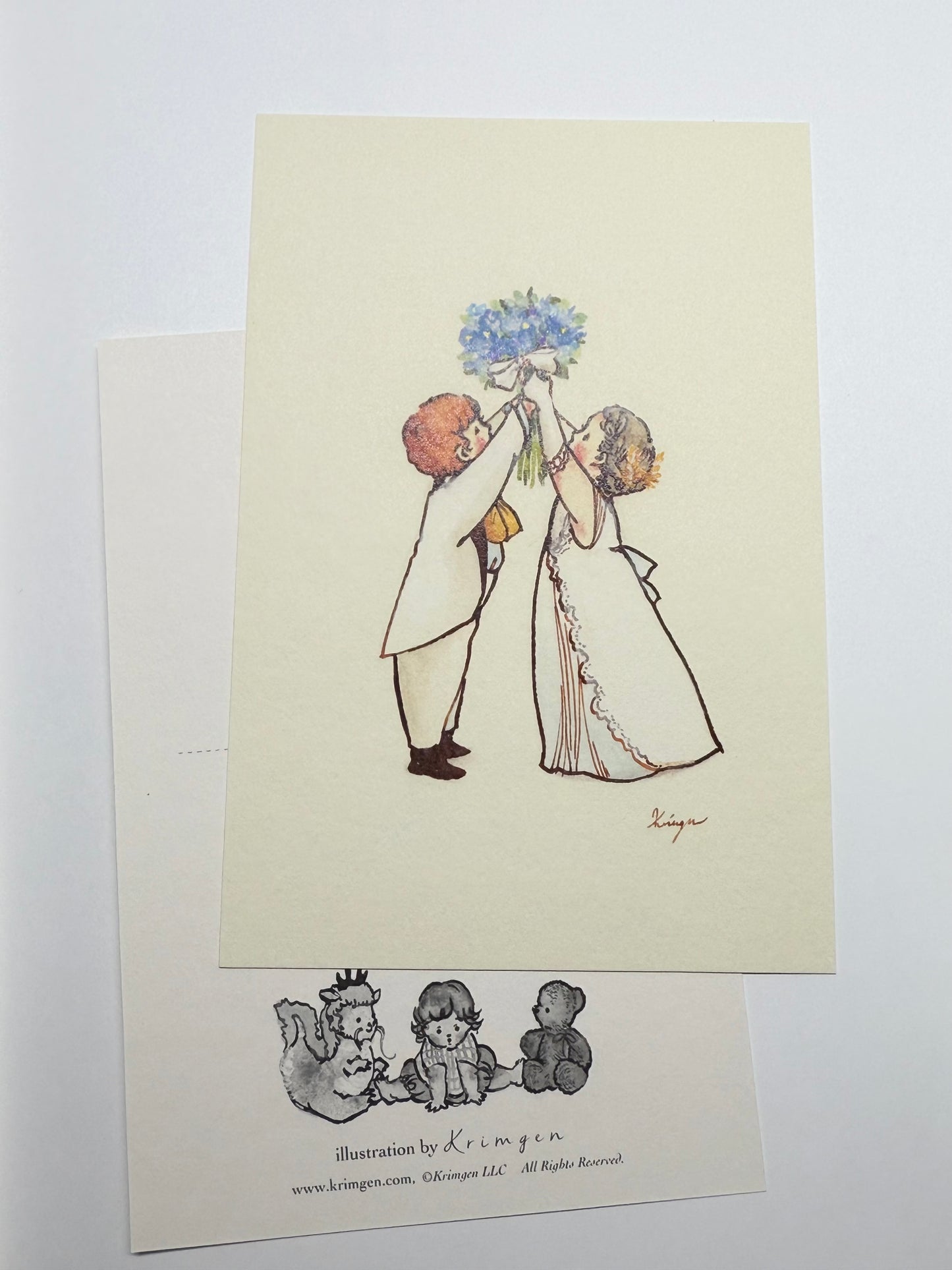 For Two - Krimgen postcard