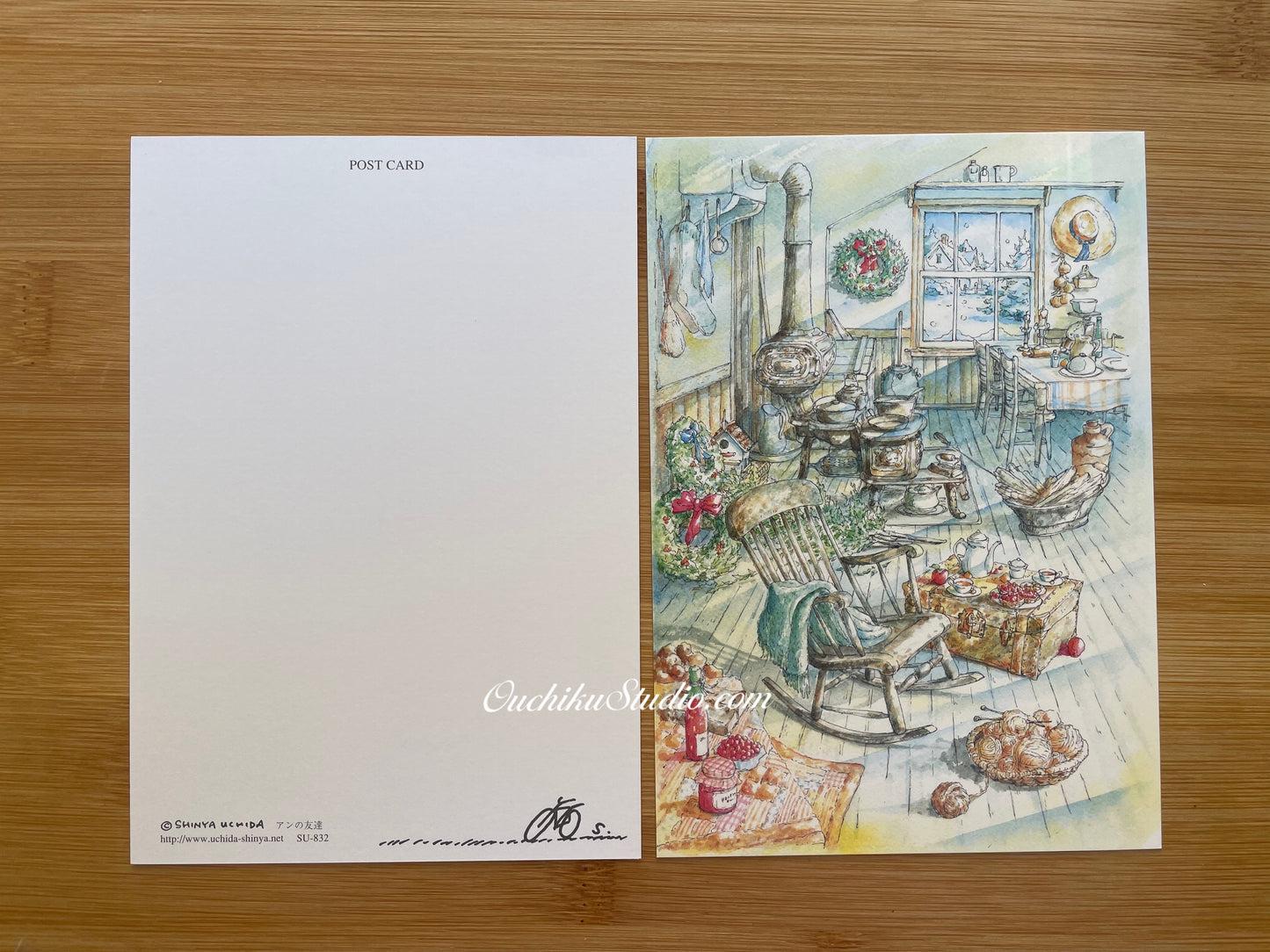 アンの友達 - Merry Christmas- Shinya Uchida Postcard