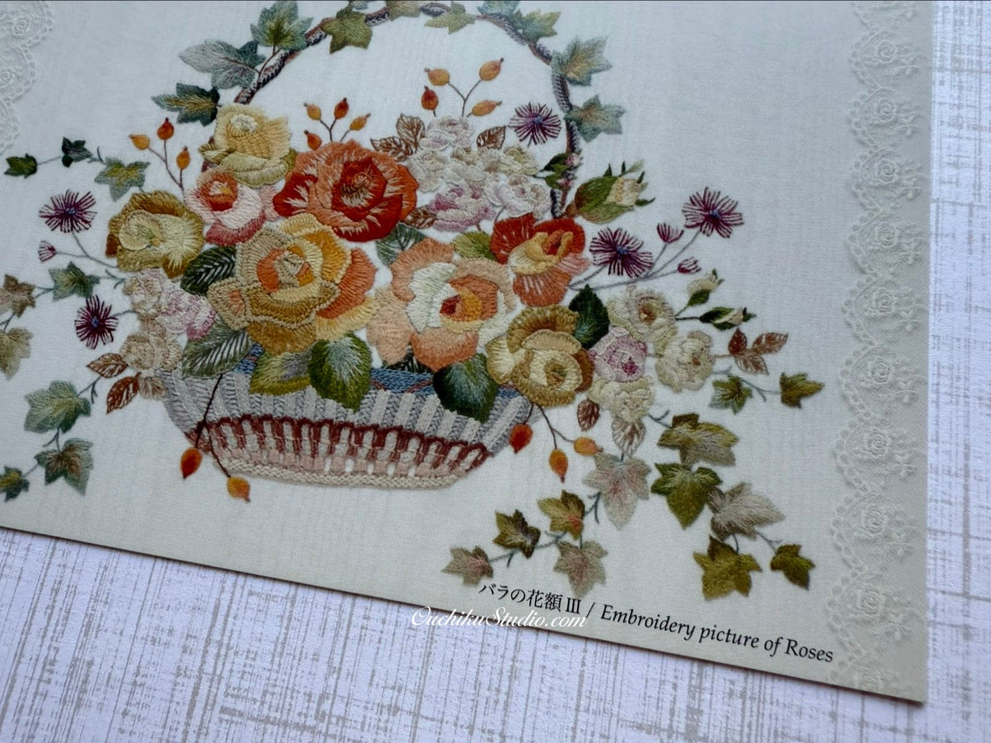 Rose Flower Frame III - Totsuka Shisyu postcard