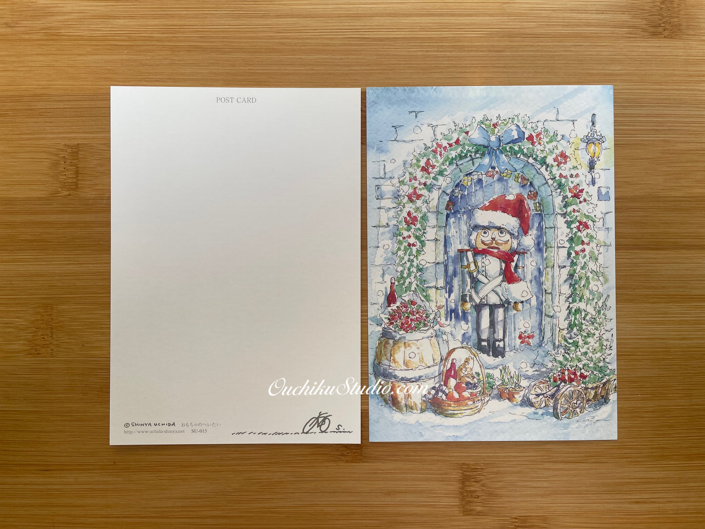 おもちゃのへいたい - Merry Christmas- Shinya Uchida Postcard