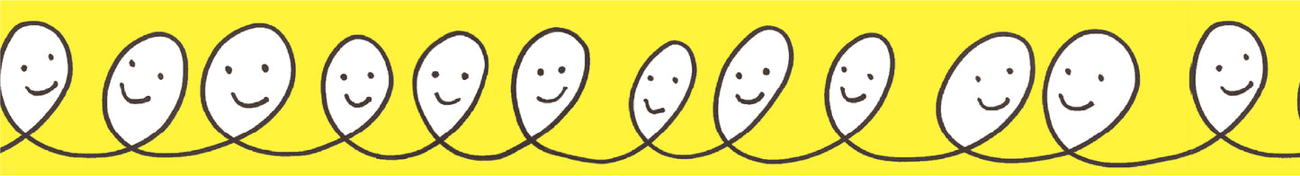 smile・yellow - mt x minä perhonen - masking tape