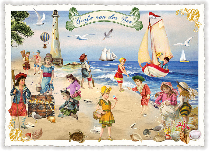 Grüße von der See, Greetings from the sea - PK1206