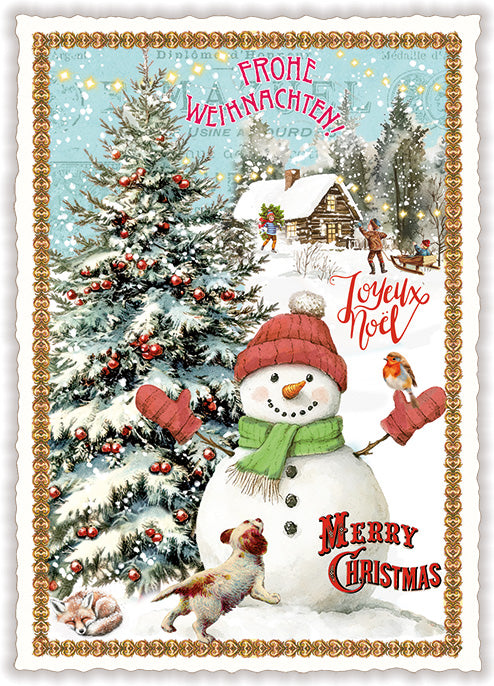 Merry Christmas – Fröhliche Weihnachten – Joyeux Noël - PK1358