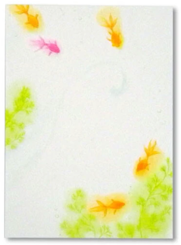 Goldfish - Summer Illustration Postcard