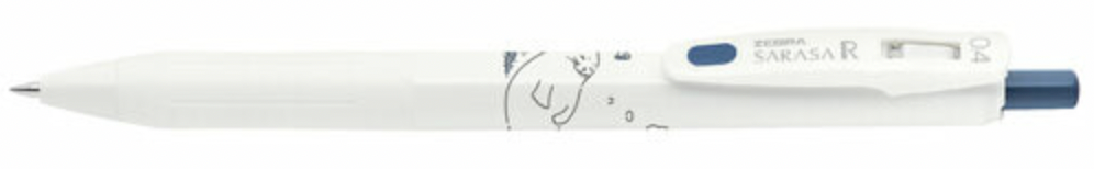 Grey Blue - Zebra Sarasa R White Series