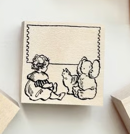 Ticket Frame - Krimgen Rubber Stamp