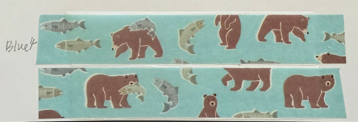 MT Washi Tape Sampler - 0.5m - Blue collection 1