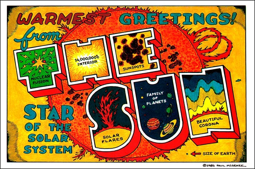 Warmest Greetings From The Sun - Visual Vacations postcard