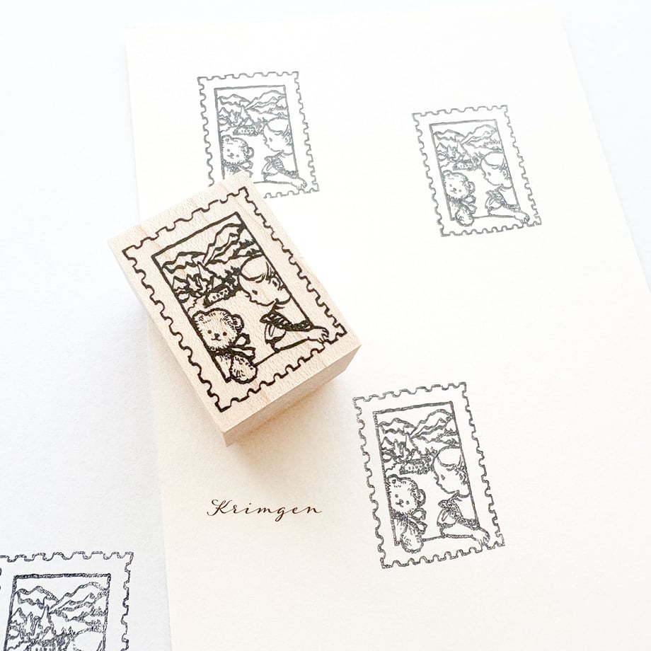 Mountain Stamp - Krimgen Rubber Stamp