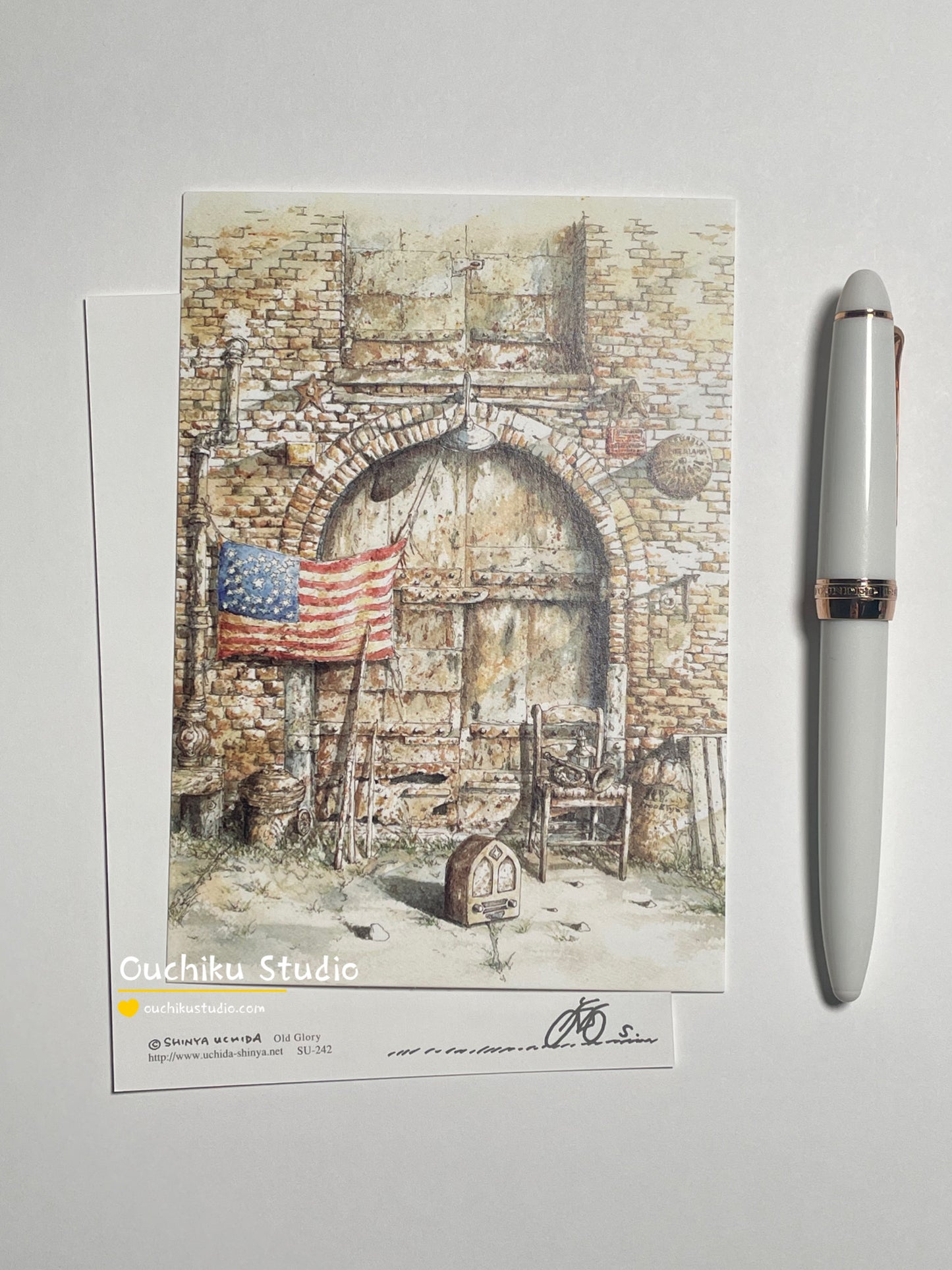 Old glory - Shinya Uchida Postcard