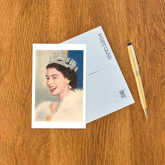 Queen Elizabeth II - Found Image postcard