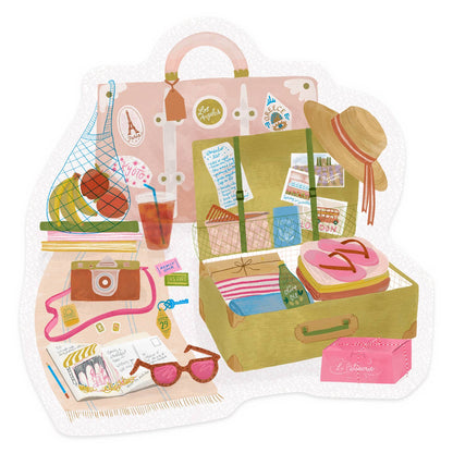 Packed To Wander - vinyl sticker - Lantern Press
