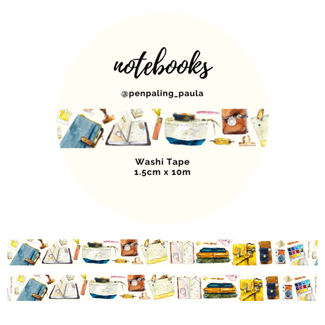 Notebooks - Washi Tape