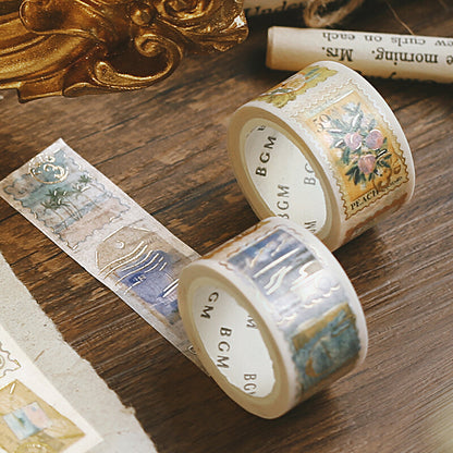 Post Office - Scenery - BGM Foil Stamping washi tape