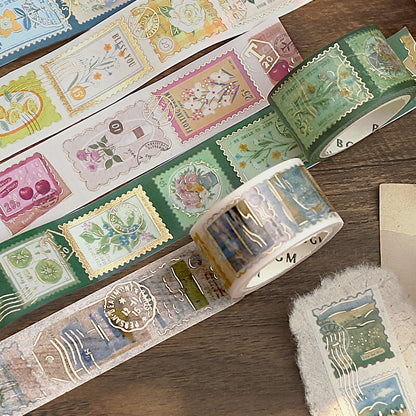 Post Office - Scenery - BGM Foil Stamping washi tape