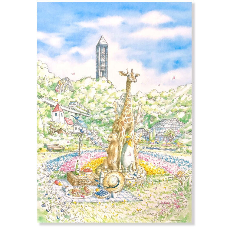 Zoo - Shinya Uchida Postcard