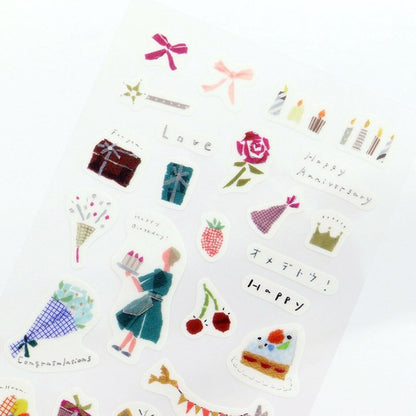 Anniversary - Miki Tamura - Planner Stickers