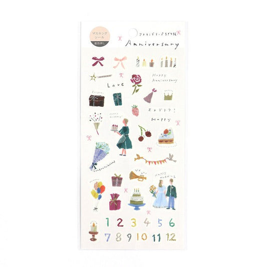 Anniversary - Miki Tamura - Planner Stickers