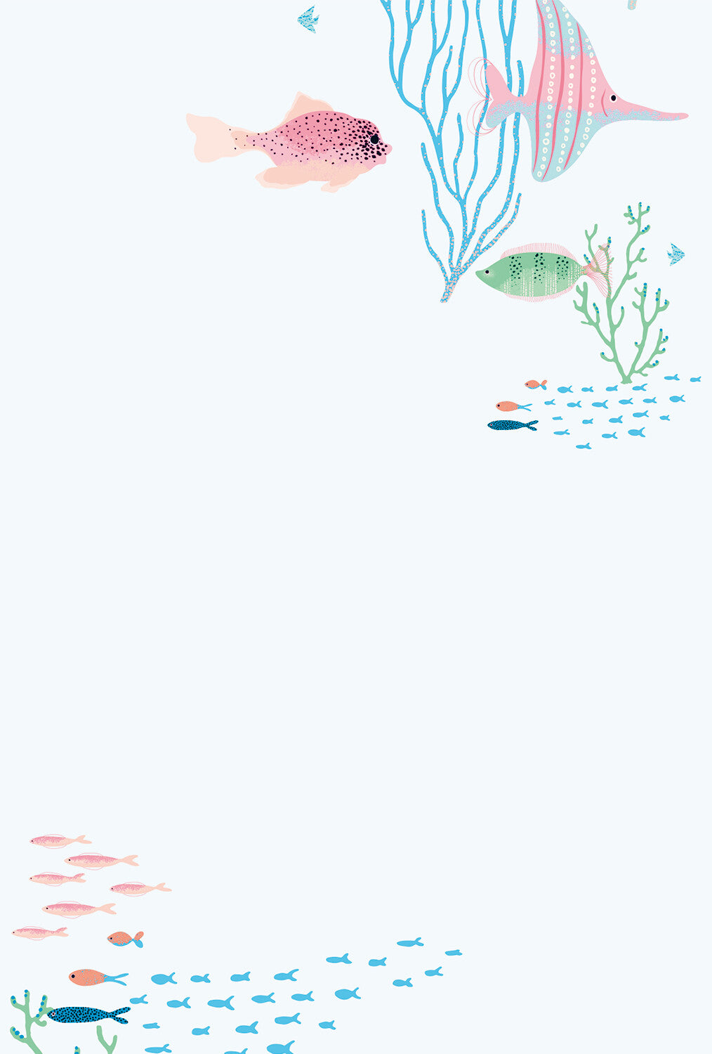 Underwater World - Frontia postcard pad
