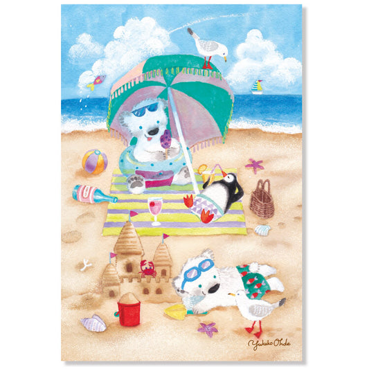 Summer Seaside - Yukako Ode Postcard