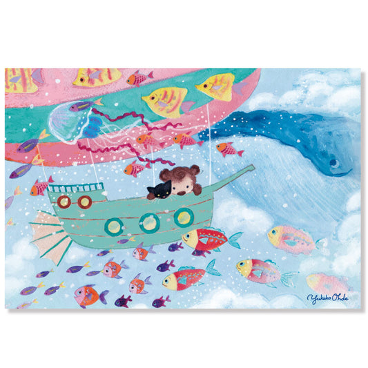 Summer, sea world - Yukako Ode Postcard