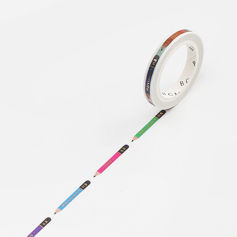 Pencil - BGM Washi Tape LIFE Foil Stamping