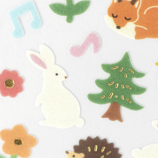 Nonwoven Sticker Large Forest Animals - Decorative Stickers - NB.co