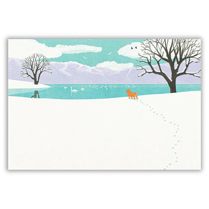 Winter and grass - NB.co postcard