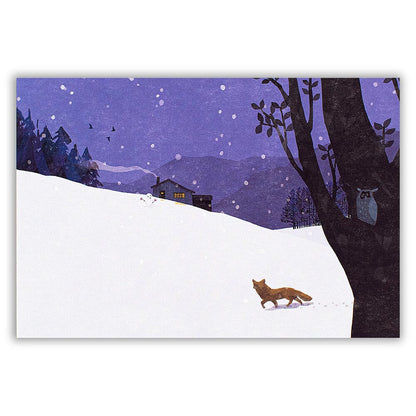 Winter Night 2 - NB.co postcard